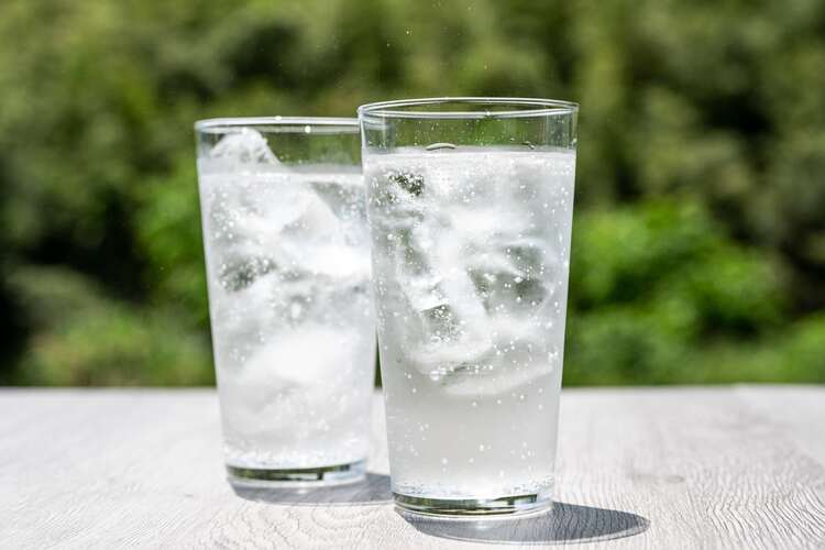 verre eau glacee